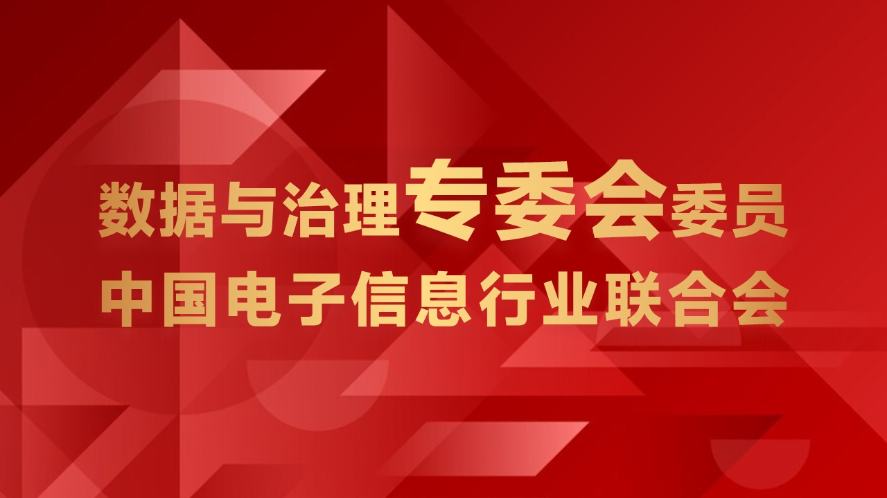 【喜讯】龙石数据入选中国电子信息行业联合会数据与治理专业委员会执行委员